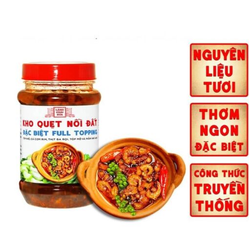 Kho quẹt nồi đất Làng Chài Xưa - 250G