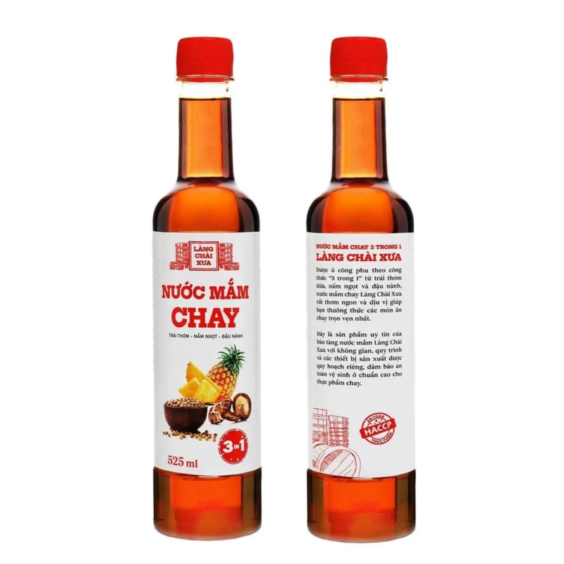 [Combo 4 Chai] Nước Mắm Nhỉ Làng Chài Xưa chai nhựa 525ml Cá Cơm Than, Hiệu Tôm Biển, Cá Cơm Ruột Đỏ, Chay 3in1 - ảnh 5