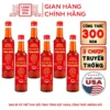 [TẶNG 1 NƯỚC TƯƠNG 125ML] THÙNG 6 CHAI Nước mắm hiệu tôm biển Làng Chài Xưa 525ml Hồng Ngọc Đại Dương 300 năm truyền thống - ảnh 1