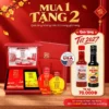 [Tặng Sốt trộn gỏi và Nước tương 3in1] Hộp Quà Đậm Đà Tình Thân GỒM 1 Nước Mắm Tĩn Hiệu Tôm Biển 60N 500ml Và 1 Tĩn Cá Cơm Ruột Đỏ 250 ml không chất bảo quản - ảnh 1