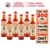 [TẶNG 1 NƯỚC TƯƠNG 125ML] THÙNG 6 CHAI Nước mắm nhỉ cá cơm than Làng Chài Xưa chai nhựa cao cấp 525ml - ảnh 1