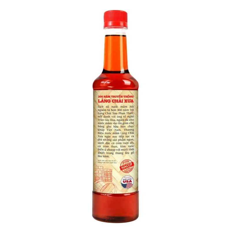 [TẶNG 1 NƯỚC TƯƠNG 125ML] THÙNG 6 CHAI Nước mắm nhỉ cá cơm than Làng Chài Xưa chai nhựa cao cấp 525ml - ảnh 4