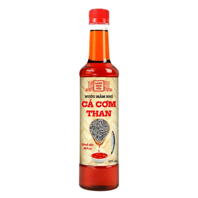 [TẶNG 1 NƯỚC TƯƠNG 125ML] THÙNG 6 CHAI Nước mắm nhỉ cá cơm than Làng Chài Xưa chai nhựa cao cấp 525ml - ảnh 5