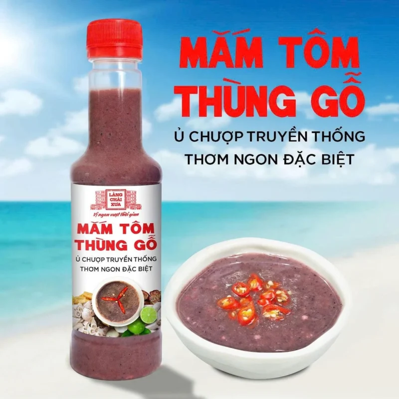 [CHAI MỚI 290G] MẮM TÔM THÙNG GỖ LÀNG CHÀI XƯA NGUYÊN LIỆU TÔM TÉP TƯƠI, THƠM NGON ĐẶC BIỆT - ảnh 4