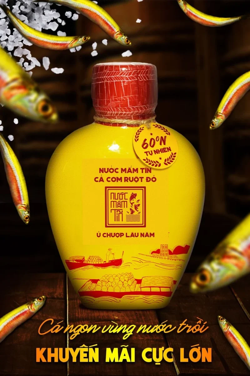 01 BÌNH GỐM 60 ĐỘ ĐẠM 500ML Nước mắm Tĩn cá cơm ruột đỏ độ đạm rin nguyên chất truyền thống - ảnh 6