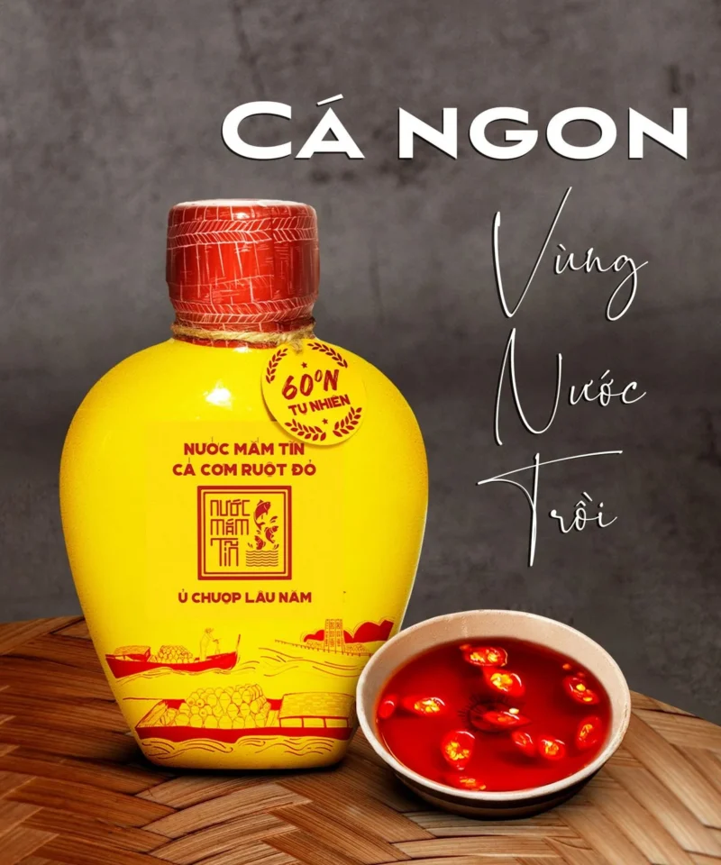 01 BÌNH GỐM 60 ĐỘ ĐẠM 500ML Nước mắm Tĩn cá cơm ruột đỏ độ đạm rin nguyên chất truyền thống - ảnh 7