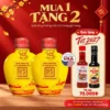 [Tặng Sốt trộn gỏi và Nước tương 3in1] COMBO 2 BÌNH GỐM 60 ĐỘ ĐẠM 500ML Nước mắm Tĩn cá cơm ruột đỏ rin nguyên chất truyền thống - ảnh 1