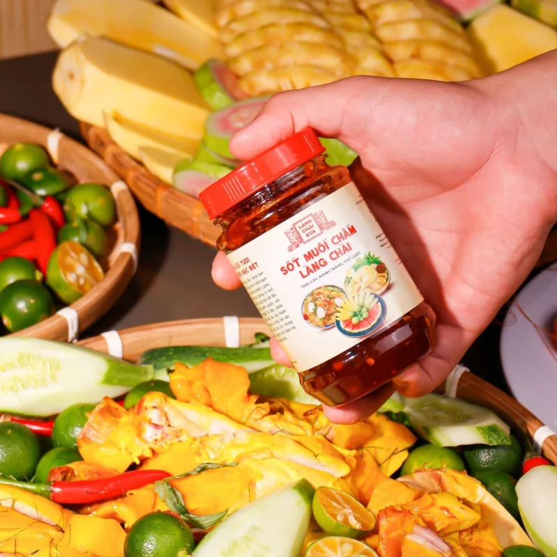 Sốt muối chấm Làng Chài Xưa 290g nguyên liệu tươi thơm ngon đặc biệt chấm đa dạng món ăn - ảnh 13