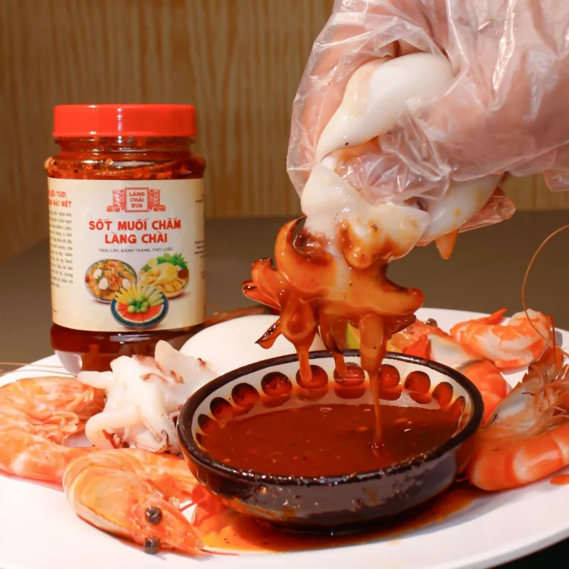 Sốt muối chấm Làng Chài Xưa 290g nguyên liệu tươi thơm ngon đặc biệt chấm đa dạng món ăn - ảnh 5