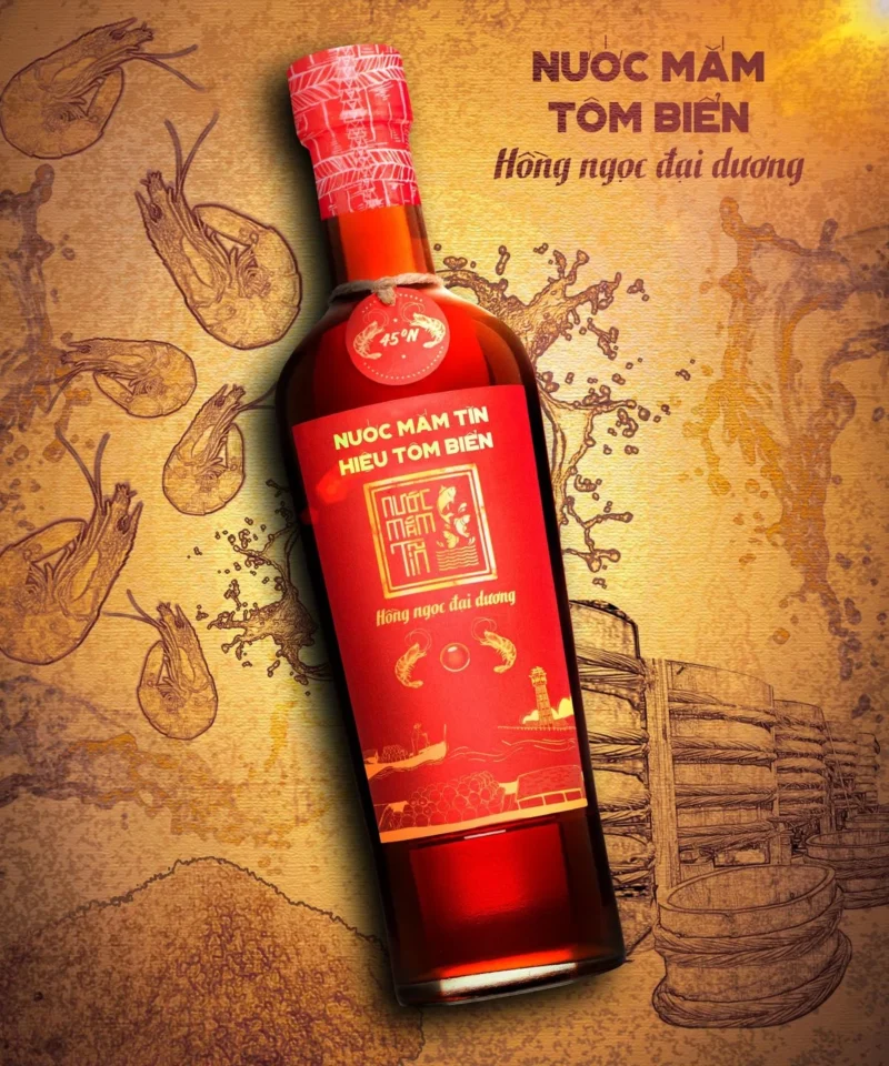 [Tặng 3 Sốt Muối Chấm] Combo 06 Chai Nước Mắm Hiệu Tôm Biển độ đạm 45N tự nhiên - Nước Mắm Tĩn 500ml/chai Hồng Ngọc Đại Dương nguyên chất truyền thống sạch - ảnh 6