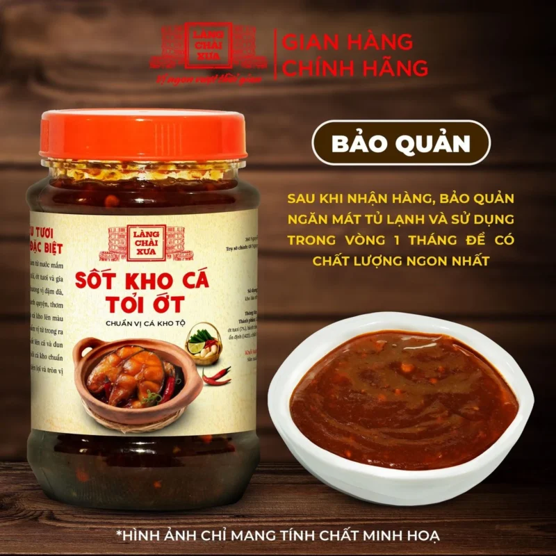 Sốt kho cá tỏi ớt Làng Chài Xưa 280g chuẩn vị cá kho thơm ngon tròn vị như kho thủ công - kho được 1.5kg cá 13 Sốt kho cá tỏi ớt Làng Chài Xưa 280g chuẩn vị cá kho thơm ngon tròn vị như kho thủ công - kho được 1.5kg cá - ảnh 4