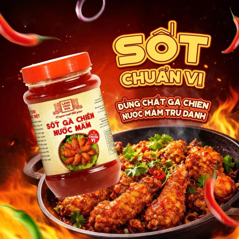 Sốt Gà Chiên Nước Mắm Làng Chài Xưa 260g công thức chuẩn vị không cần nêm nếm đúng chất món gà chiên nước mắm trứ danh - ảnh 2