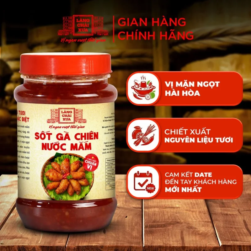 Sốt Gà Chiên Nước Mắm Làng Chài Xưa 260g công thức chuẩn vị không cần nêm nếm đúng chất món gà chiên nước mắm trứ danh 15 Sốt Gà Chiên Nước Mắm Làng Chài Xưa 260g công thức chuẩn vị không cần nêm nếm đúng chất món gà chiên nước mắm trứ danh - ảnh 7