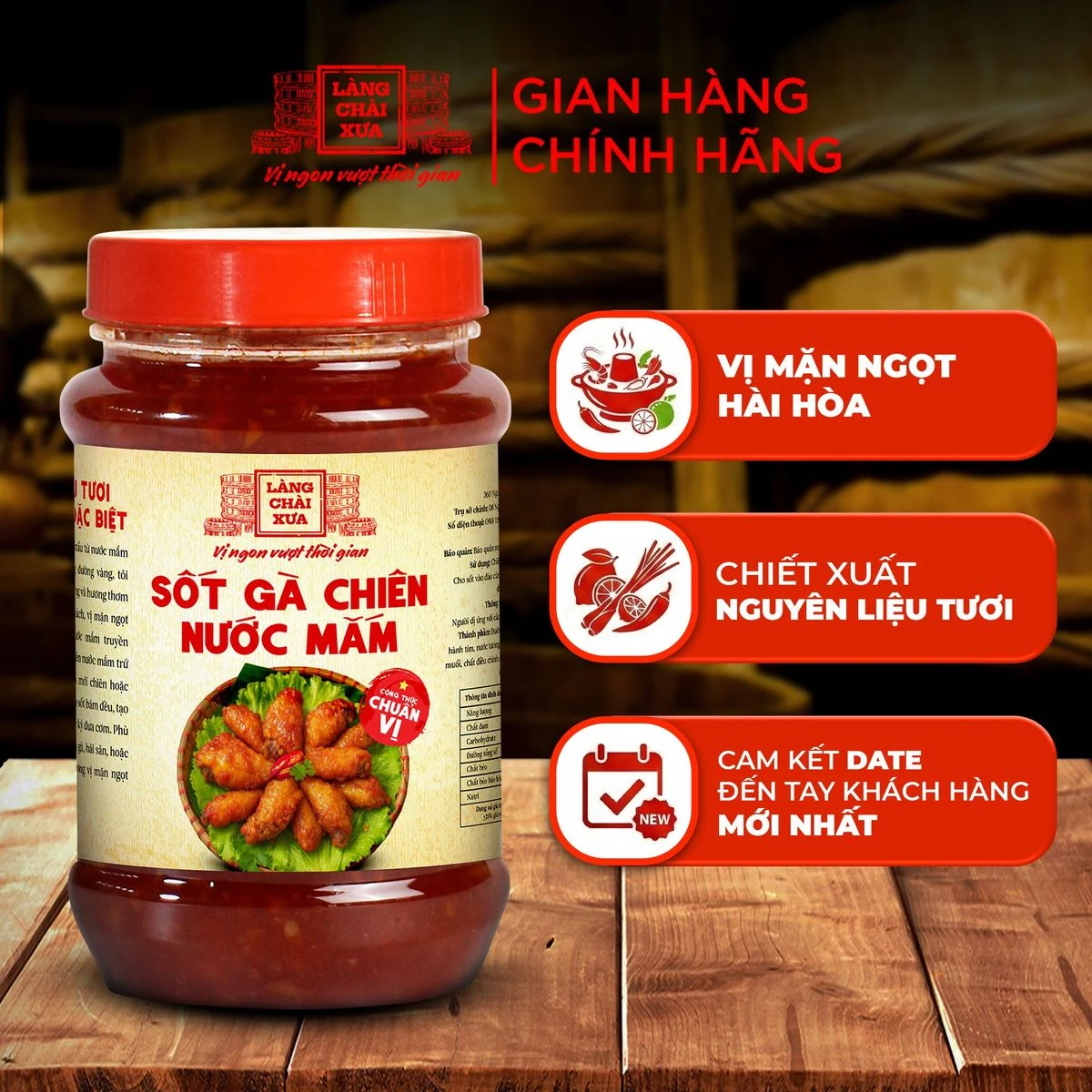 Sốt Gà Chiên Nước Mắm Làng Chài Xưa 260g công thức chuẩn vị không cần nêm nếm đúng chất món gà chiên nước mắm trứ danh 7 Sốt Gà Chiên Nước Mắm Làng Chài Xưa 260g công thức chuẩn vị không cần nêm nếm đúng chất món gà chiên nước mắm trứ danh - ảnh 7