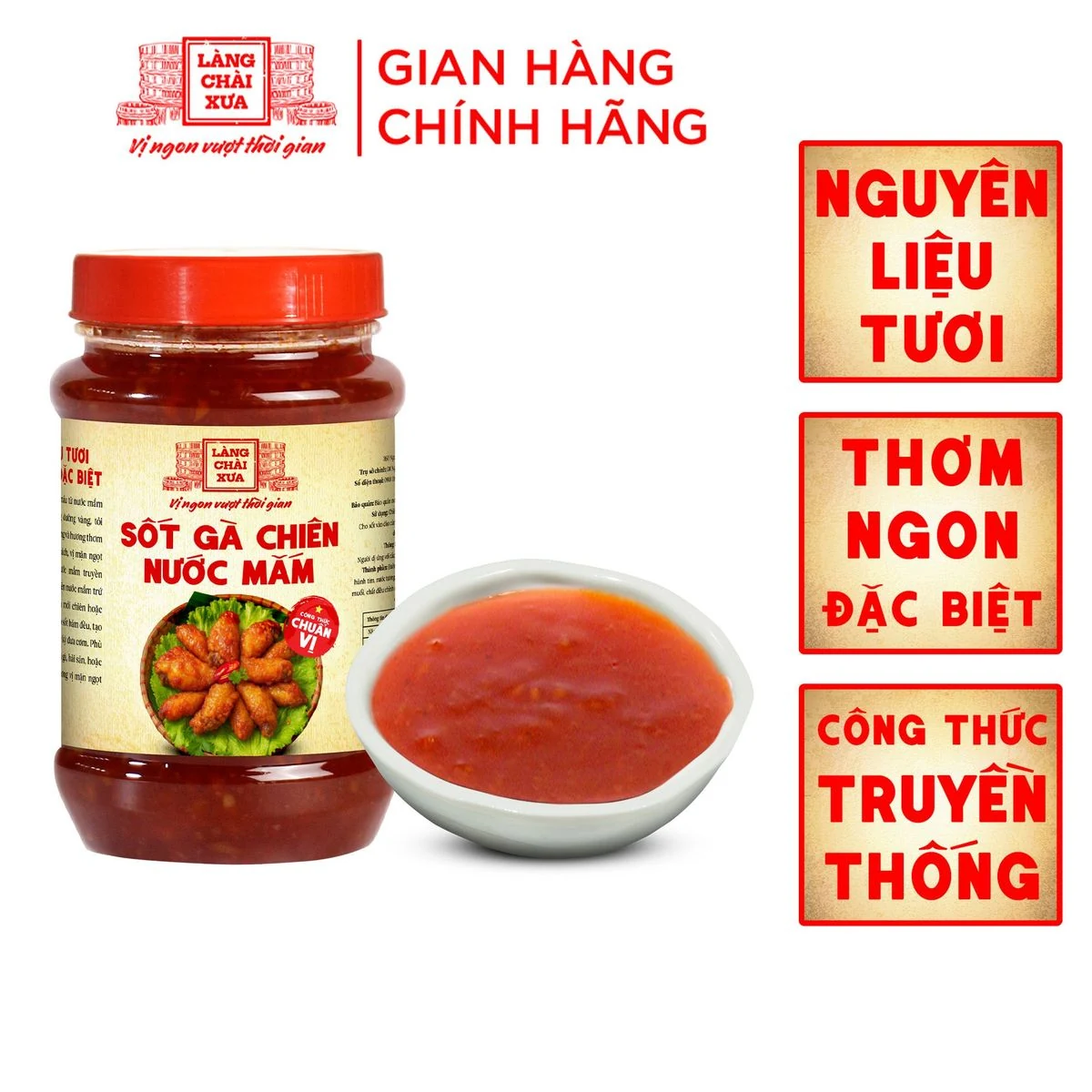 Sốt Gà Chiên Nước Mắm Làng Chài Xưa 260g công thức chuẩn vị không cần nêm nếm đúng chất món gà chiên nước mắm trứ danh 9 Sốt Gà Chiên Nước Mắm Làng Chài Xưa 260g công thức chuẩn vị không cần nêm nếm đúng chất món gà chiên nước mắm trứ danh - ảnh 9