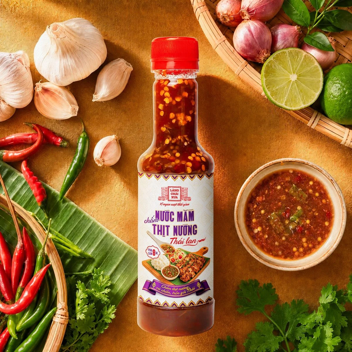 Combo 3 Chai Nước Mắm Chấm Thịt Nướng 8 Vị Làng Chài Xưa 25 Combo 3 Chai Nước Mắm Chấm Thịt Nướng 8 Vị Làng Chài Xưa