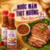 [Combo 2 Chai] Nước Mắm Chấm Thịt Nướng pha sẵn 8 vị Làng Chài Xưa - Chắt lọc tinh tuý ẩm thực Thái - ảnh sản phẩm