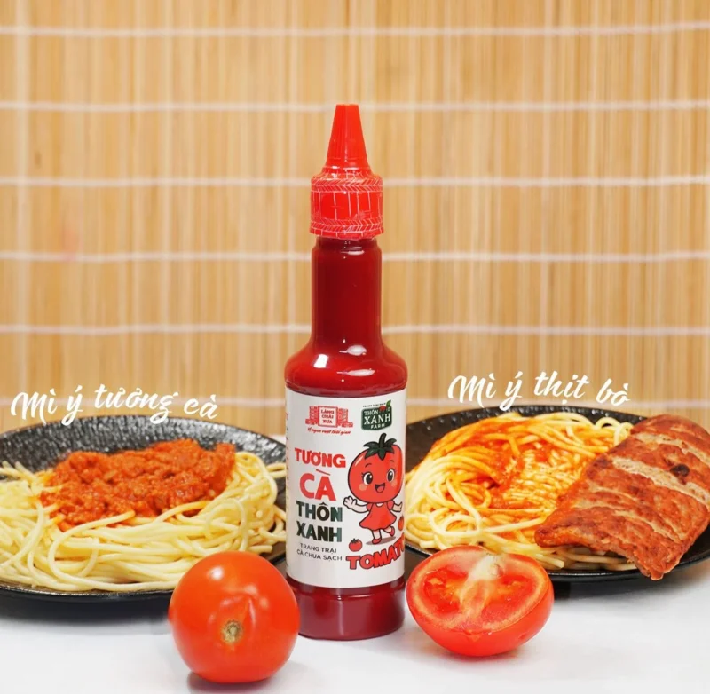 [Tặng 1 nước tương 125ml] Combo 3 Tương cà Làng Chài Xưa 270g - Trang trại cà chua sạch - ảnh 2