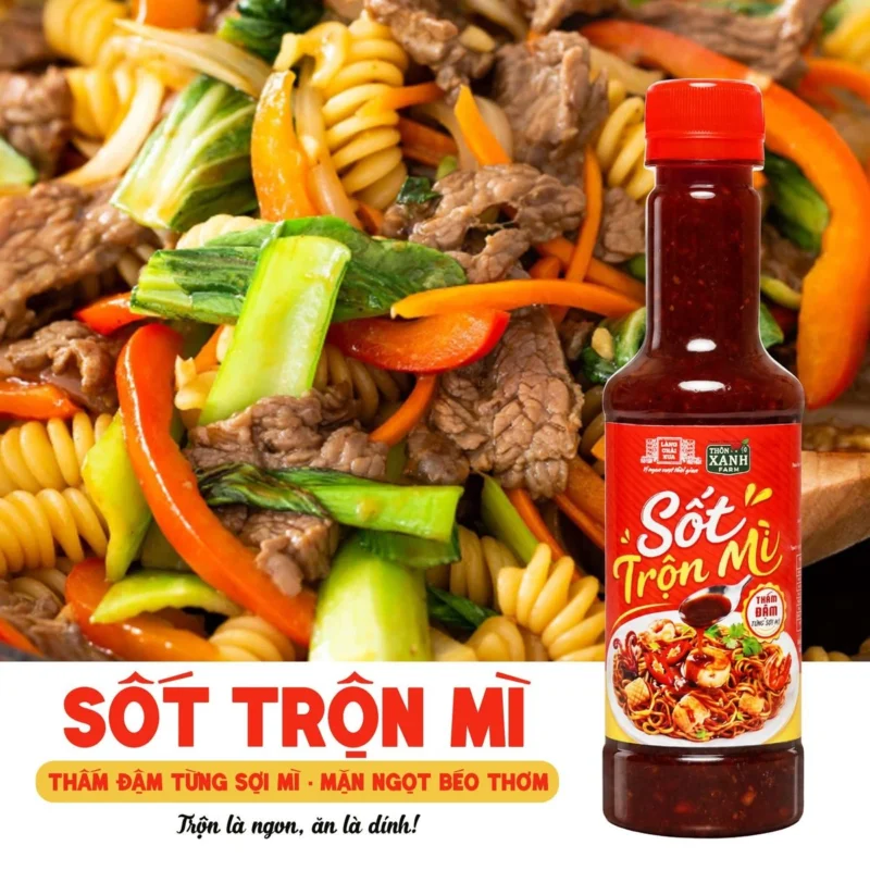[Combo 2 chai 300g] Sốt Trộn Mì Làng Chài Xưa - Thấm đẩm từng sợi mì - Trộn là ngon ăn là dính - ảnh 2