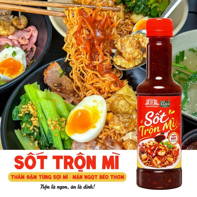 [Combo 2 chai 300g] Sốt Trộn Mì Làng Chài Xưa - Thấm đẩm từng sợi mì - Trộn là ngon ăn là dính - ảnh 9