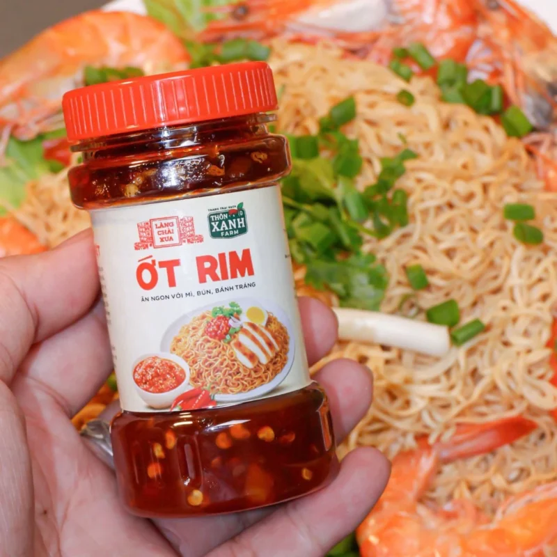 [Combo 2 món] Sốt trộn mì 300g và Ớt Rim 140g Làng Chài Xưa - Trộn mì cay thấm đậm từng sợi mì - ảnh sản phẩm