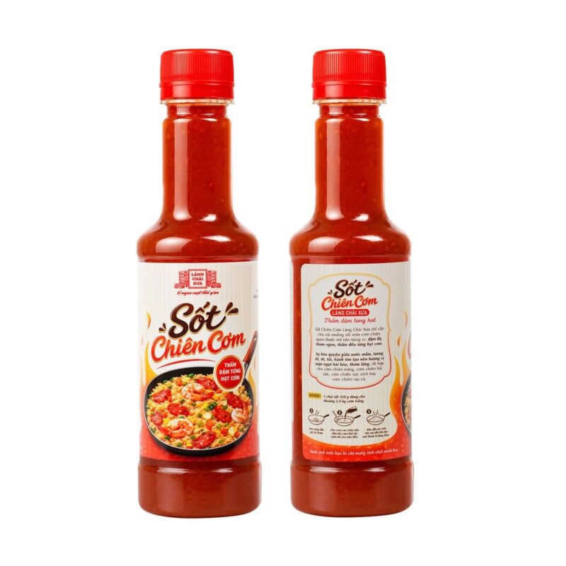 [1 chai] Sốt Chiên Cơm Làng Chài Xưa 320g - Thấm đậm từng hạt cơm đậm đà thơm ngon - Ảnh 12