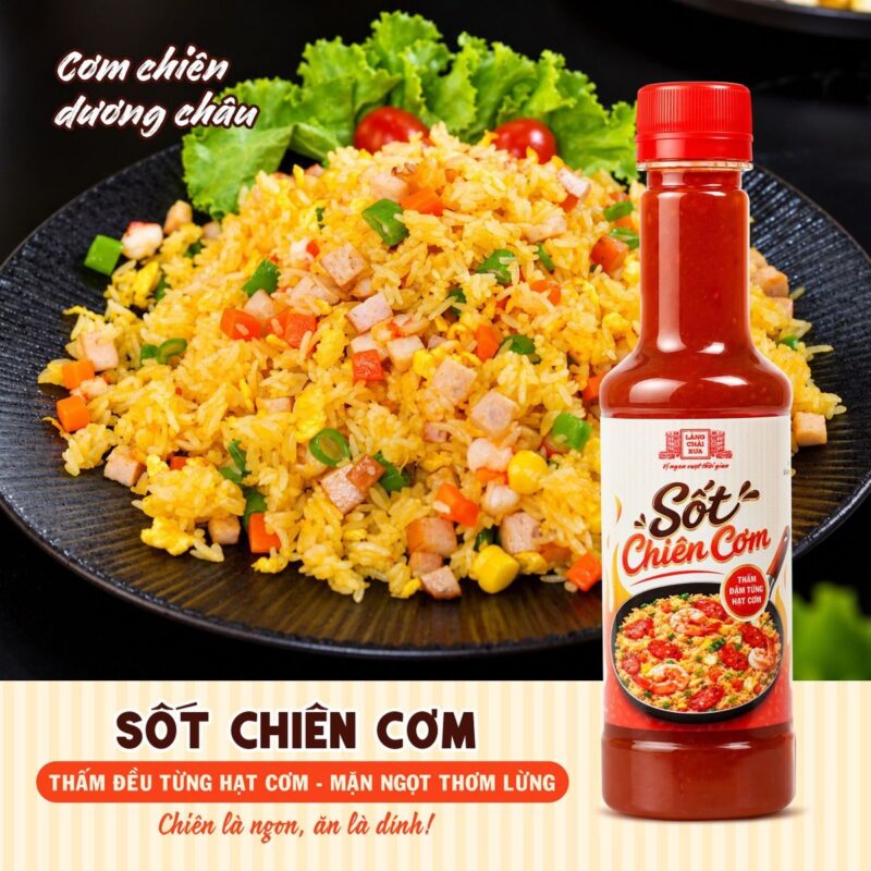 [1 chai] Sốt Chiên Cơm Làng Chài Xưa 320g - Thấm đậm từng hạt cơm đậm đà thơm ngon - Ảnh 7