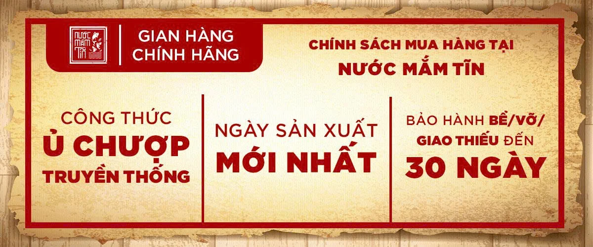 Nước Mắm Tĩn Nhãn Đỏ Cá Cơm Than 40N 60ml