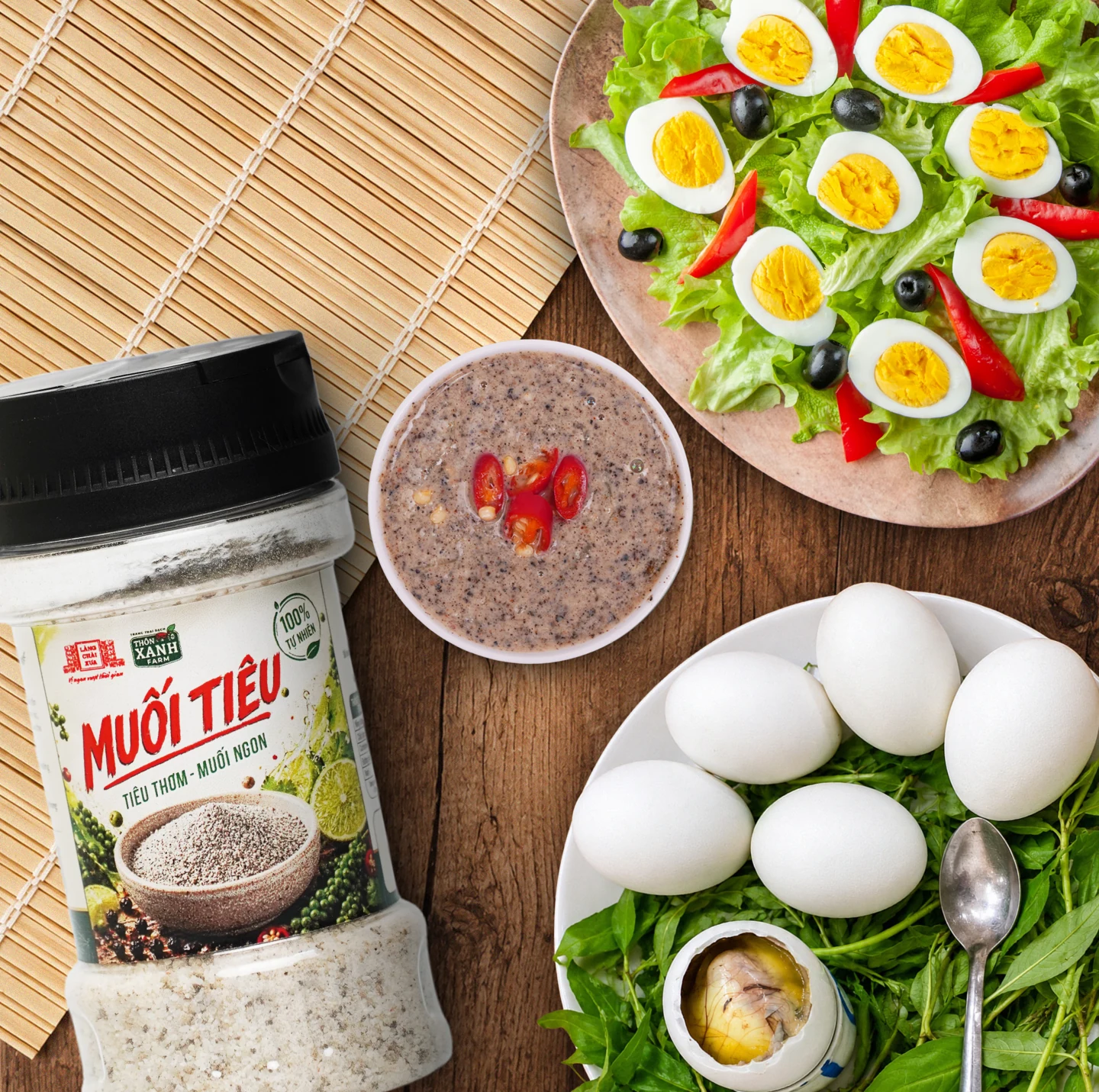 Muối Tiêu Làng Chài Xưa Hũ 100g