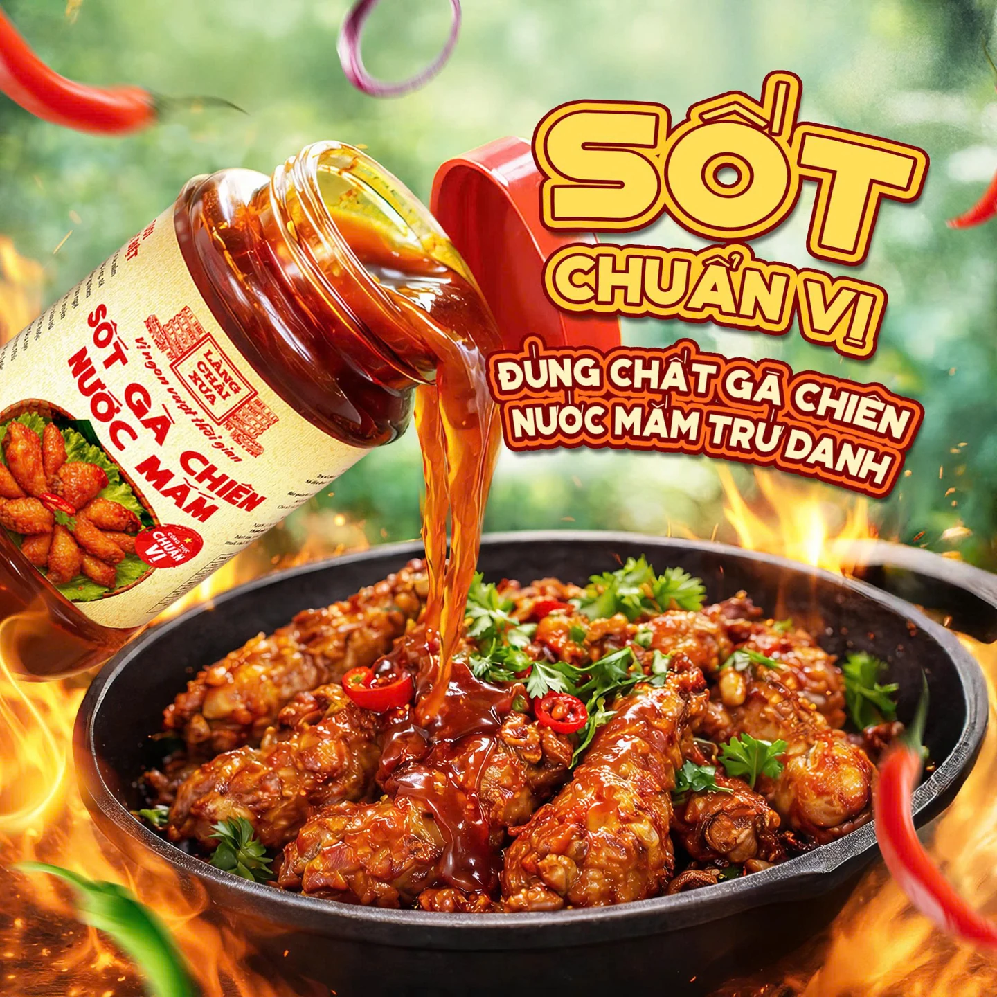 Sốt Gà Chiên Nước Mắm Làng Chài Xưa 260g công thức chuẩn vị không cần nêm nếm đúng chất món gà chiên nước mắm trứ danh 24 Sốt Gà Chiên Nước Mắm Làng Chài Xưa 260g công thức chuẩn vị không cần nêm nếm đúng chất món gà chiên nước mắm trứ danh