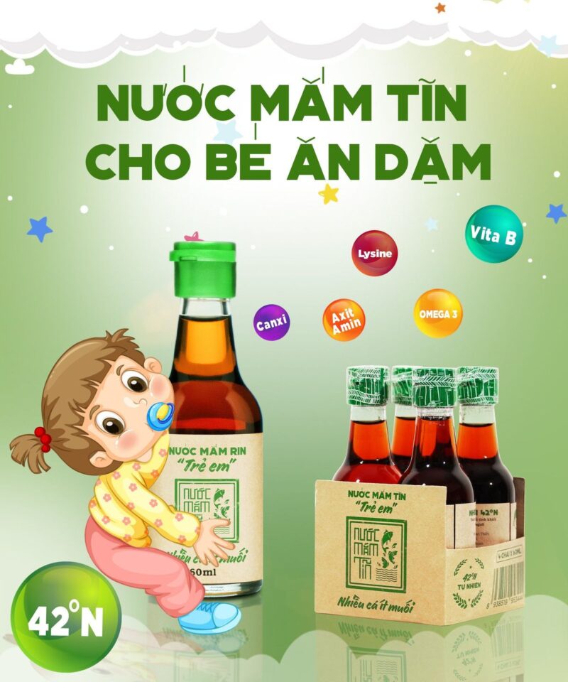 Alternative view of [Lốc 4 chai] Nước mắm dành cho bé ăn dặm độ đạm 42N-60ml