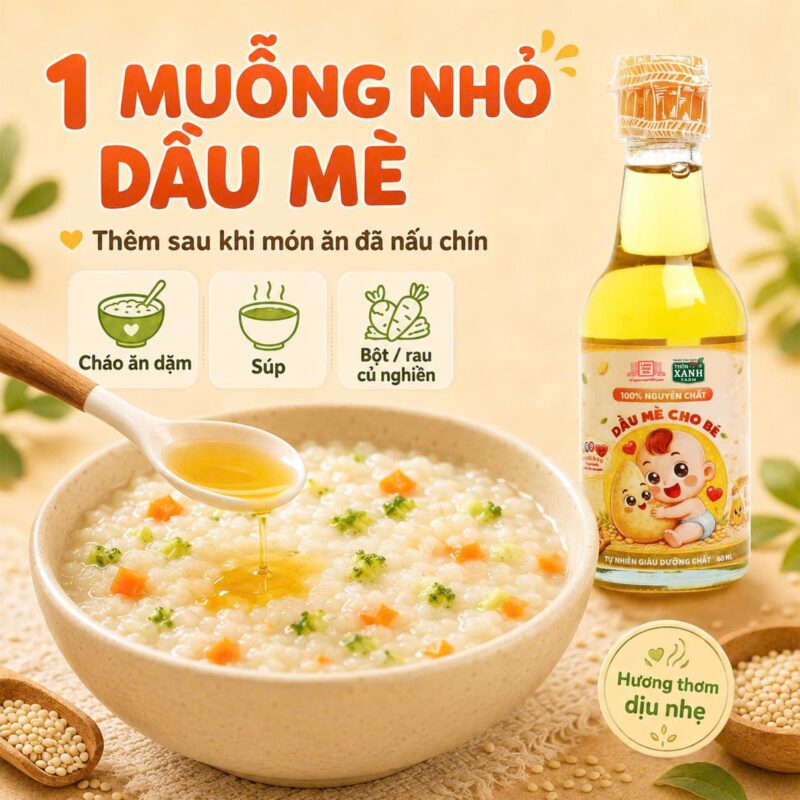 loc 4 chai 60ml dau me dinh duong thon xanh farm ep nguoi tu nhien cho be an dam lang chai xua 6 2