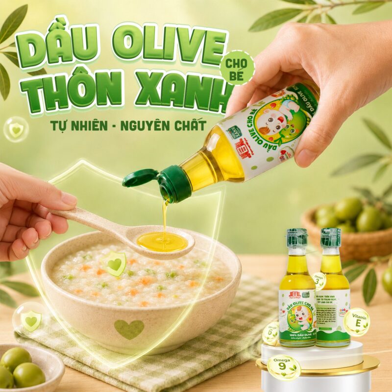 loc 4 chai 60ml dau olive nguyen chat thon xanh farm ep lanh italian olive cho be an dam lang chai xua 1 2
