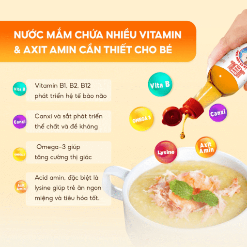Nước mắm cá cơm than an toàn cho bé ăn dặm 60ml/chai - Ảnh 4