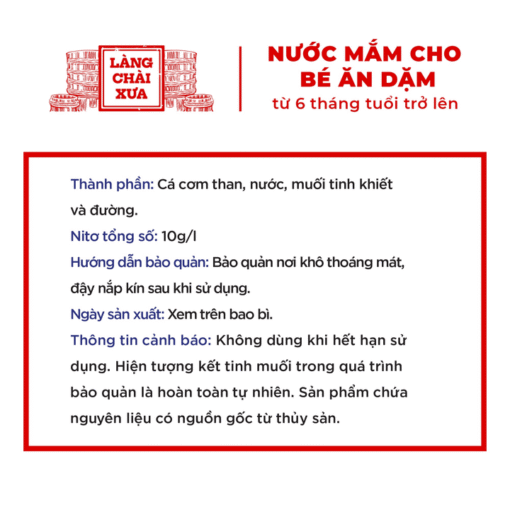 Nước mắm cá cơm than an toàn cho bé ăn dặm 60ml/chai - Ảnh 2
