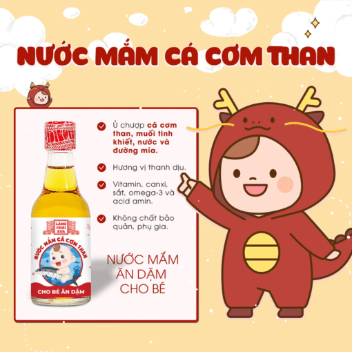 Nước mắm cá cơm than an toàn cho bé ăn dặm 60ml/chai - Ảnh 8
