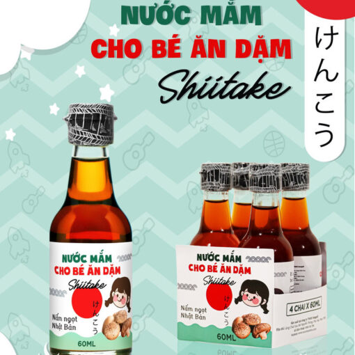 loc 4 chai nuoc mam shiitake cho be an dam an toan 60ml chai 3