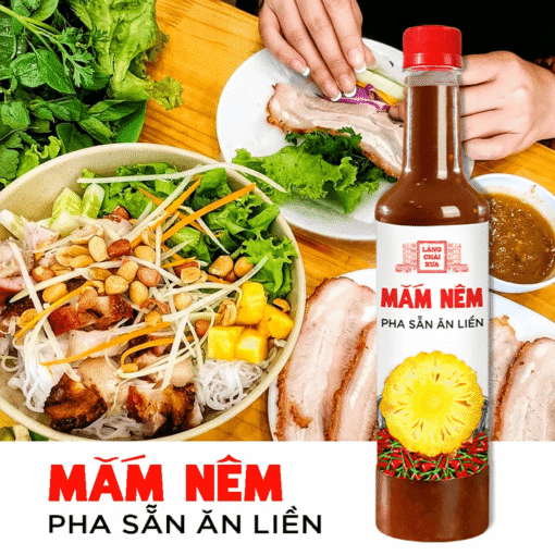 [Thùng 6 chai] Mắm nêm pha sẵn ăn liền Làng Chài Xưa, nguyên liệu tươi, thơm ngon đặc biệt chai nhựa 650g - Hình ảnh 5
