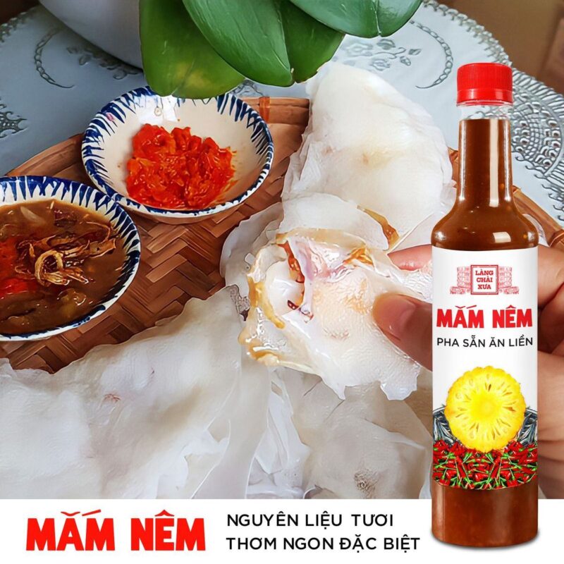 Mắm nêm pha sẵn ăn liền chấm bánh ướt cuốn