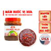 Mắm ruốc tỏi ớt ăn liền (ăn thấy me tươi có hột chua chua rất ngon) nguyên liệu tươi thơm ngon đặc biệt Làng Chài Xưa 400G