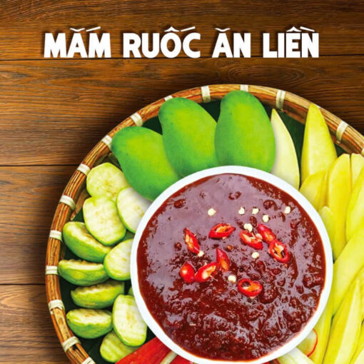 Mắm ruốc tỏi ớt ăn liền (ăn thấy me tươi có hột chua chua rất ngon) nguyên liệu tươi thơm ngon đặc biệt Làng Chài Xưa 400G - Hình ảnh 7