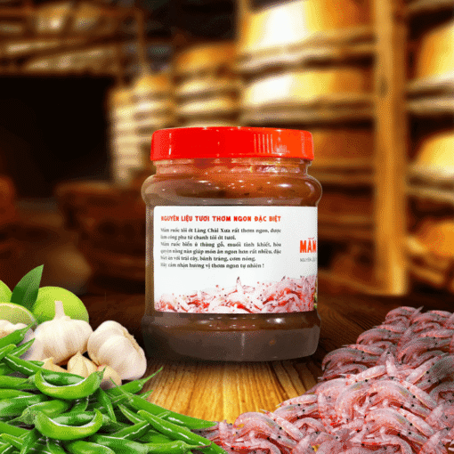 Mắm ruốc tỏi ớt ăn liền (ăn thấy me tươi có hột chua chua rất ngon) nguyên liệu tươi thơm ngon đặc biệt Làng Chài Xưa 400G - Hình ảnh 4