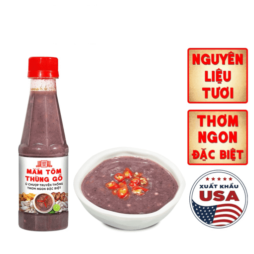 Mắm tôm thùng gỗ Làng Chài Xưa