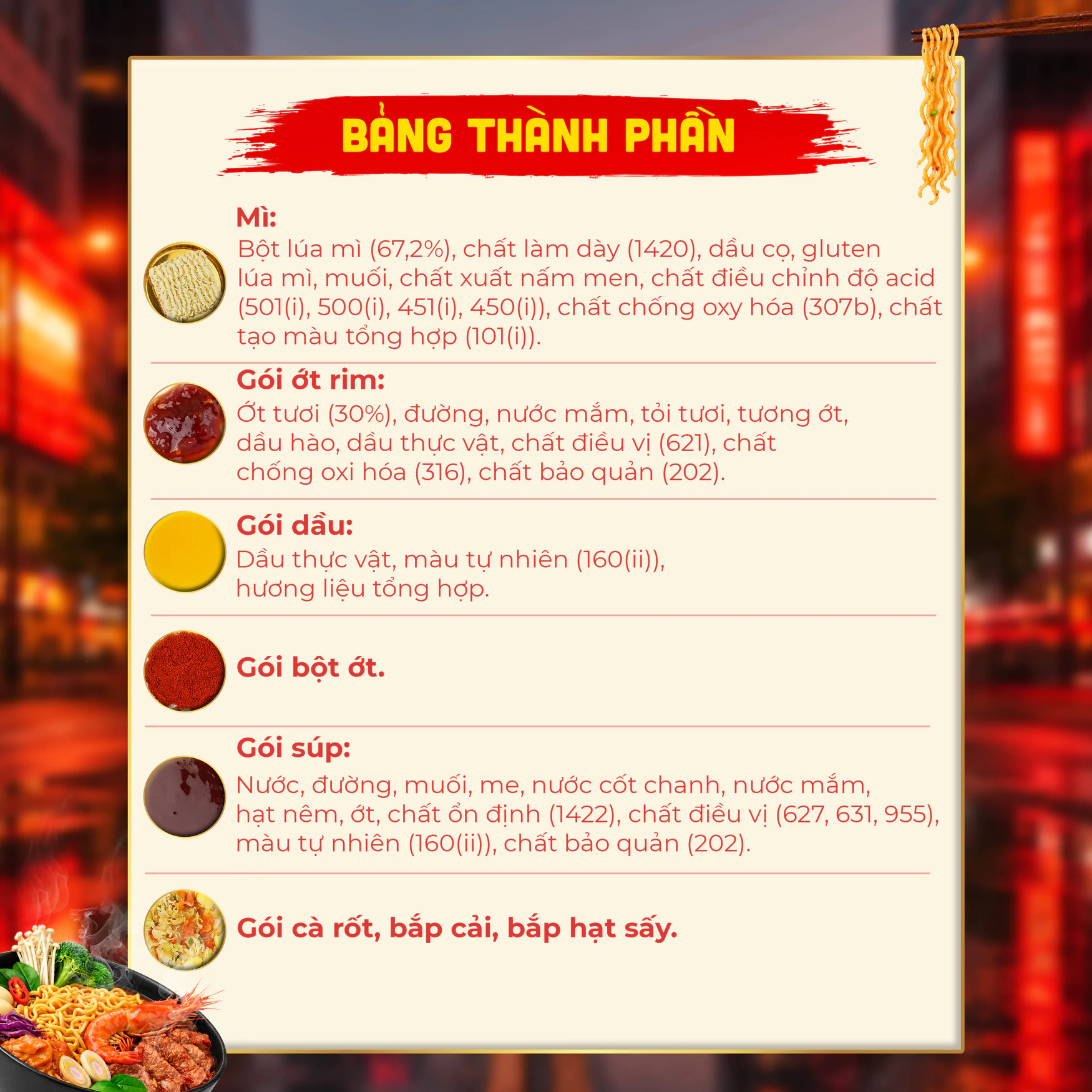 mi cay hai san seoul chua cay 7 cap do 6 goi gia vi lang chai xua 6
