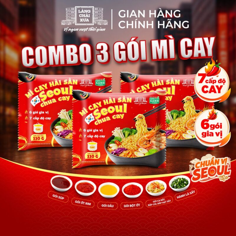 mỳ cay hải sản