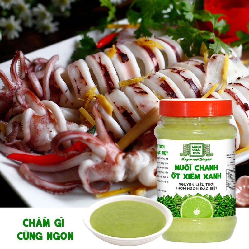muoi chanh ot xiem xanh chai nhua 260gr lang chai xua sao chep 5