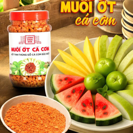 Muối ớt cá cơm Làng Chài Xưa Kết tinh thùng gỗ, cá cơm đặc biệt thơm ngon hũ 180g - Hình ảnh 7