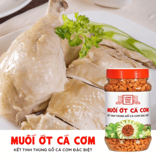 Muối ớt cá cơm Làng Chài Xưa Kết tinh thùng gỗ, cá cơm đặc biệt thơm ngon hũ 180g - Hình ảnh 8
