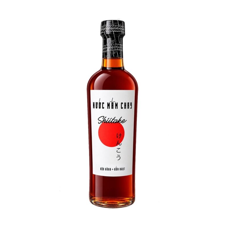 Nước Mắm Chay Shiitake Làng Chài Xưa Chai Thủy Tinh 500ml