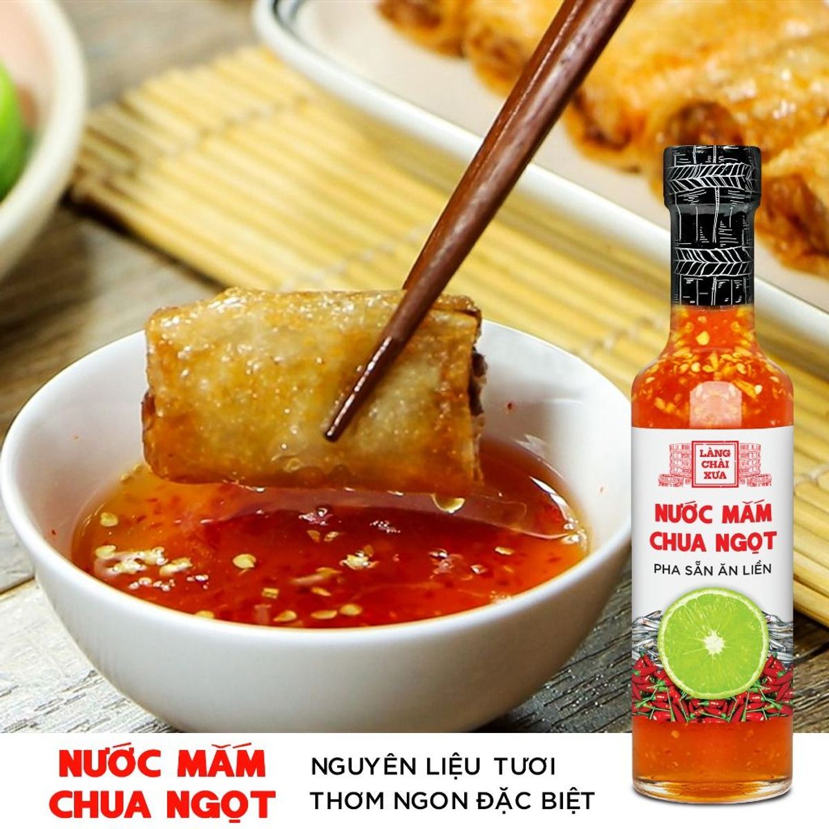 Combo 4 Chai Nước Chấm Pha Sẵn (Mắm Nêm, Nước Mắm Chua Ngọt, Nước Mắm Gừng, Nước Mắm Me) Làng Chài Xưa Nguyên Liệu Tươi 5 Combo 4 Chai Nước Chấm Pha Sẵn (Mắm Nêm, Nước Mắm Chua Ngọt, Nước Mắm Gừng, Nước Mắm Me) Làng Chài Xưa Nguyên Liệu Tươi - Ảnh 5